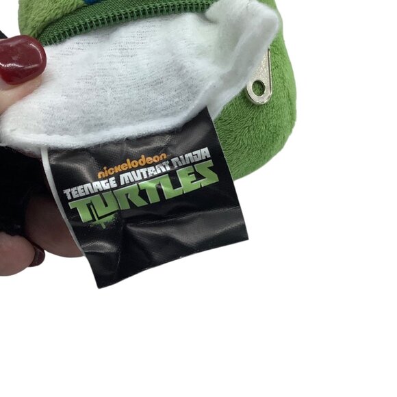 Teenage Mutant Ninja Turtles Leonardo Zip Coin Pouch Keychain NEW 5.5” - Picture 4 of 5